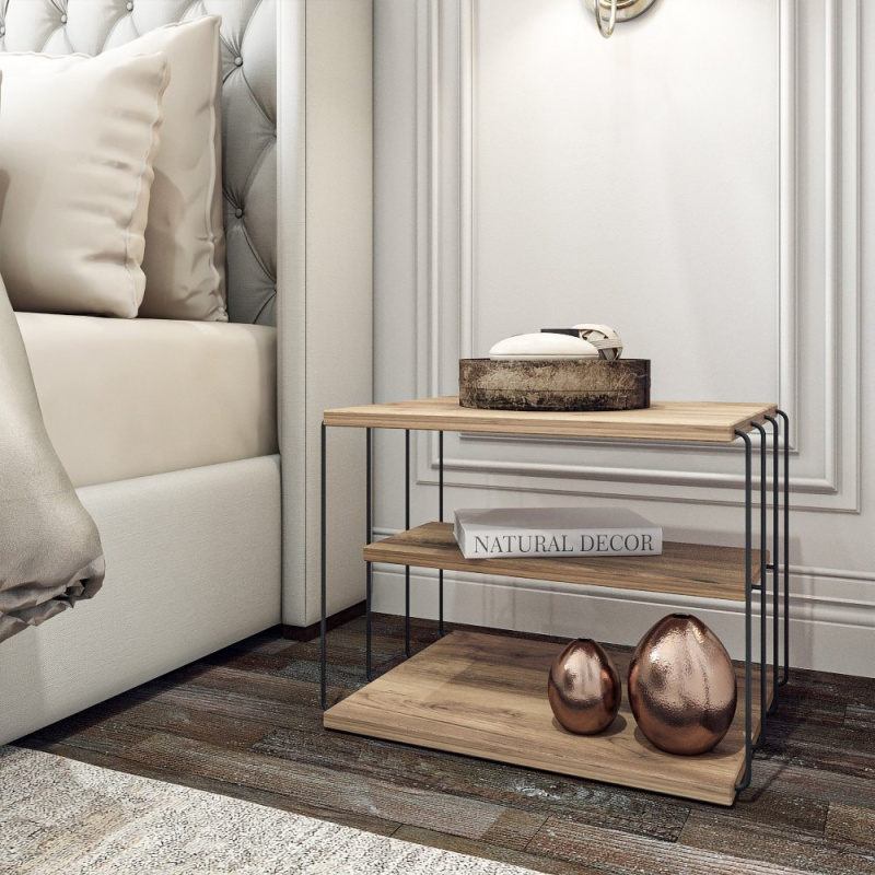 Odkládací stolek / Příruční stolek Lifon - Atlantic Pine