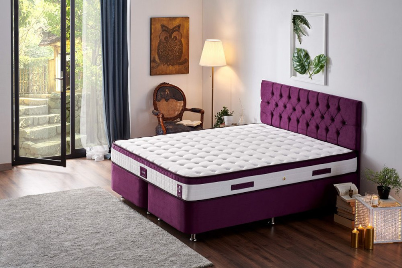 Mattress Violet 140x190 cm Double Size Middle Firm Mattress