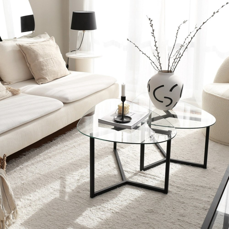 Sada konferenčních stolků Bellisimo - Black