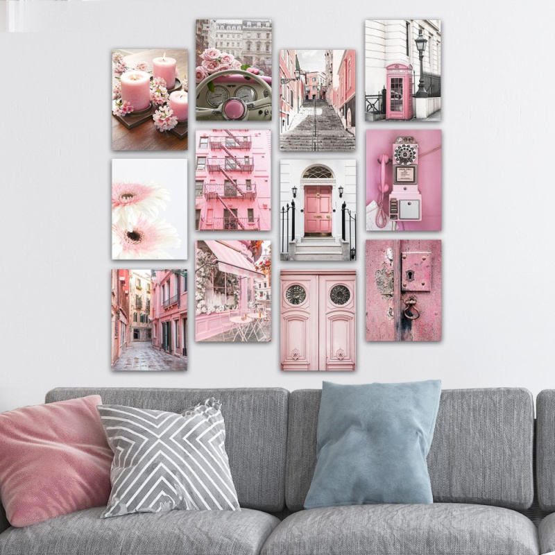 Dekorativní obraz z MDF (12 kusů) 12MDF28YS