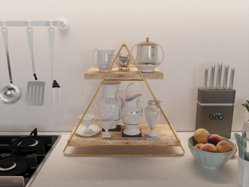 Nástěnná police Masa Servis Rafı, Organize Çok Amaçlı Düzenleyici