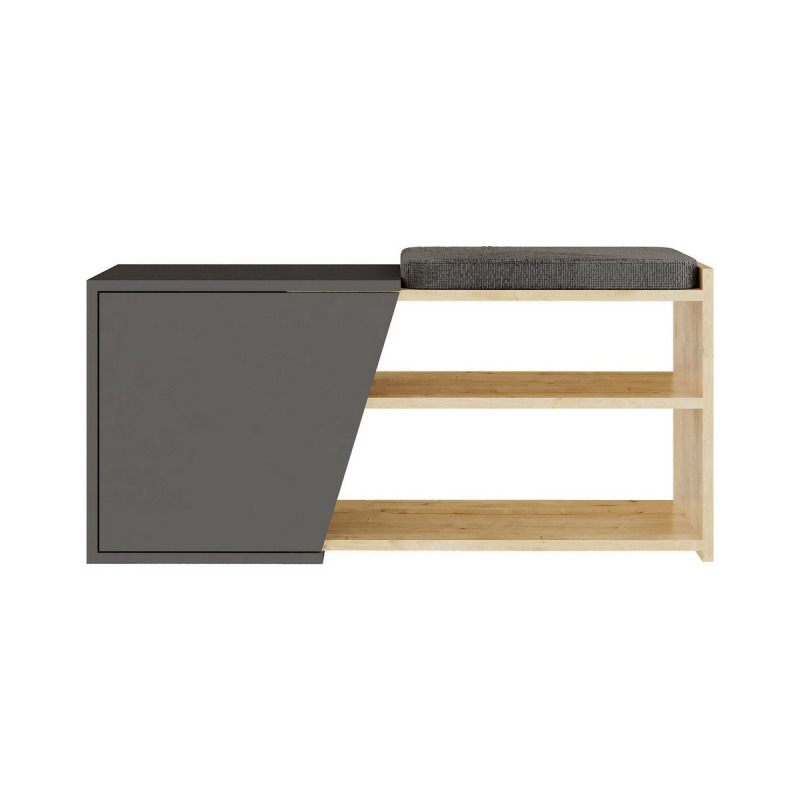 Botník Fiona - Oak, Anthracite