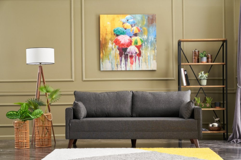 Trojmístná pohovka Bella Sofa For 3 Pr - Anthracite