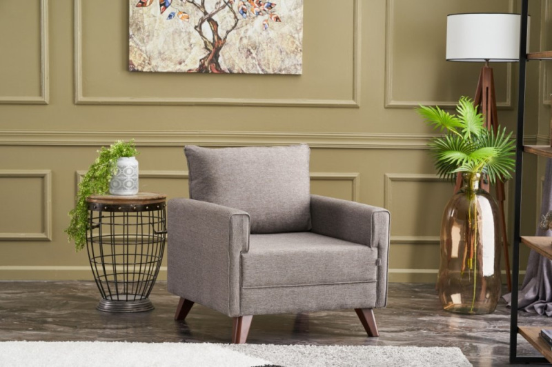 Křeslo / Jednomístná pohovka Bella Armchair - Brown