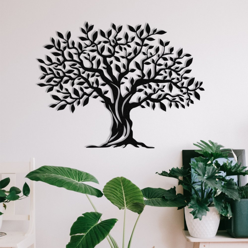 Dekorativní kovový doplněk na zeď Yaprak Dokumu - M0111