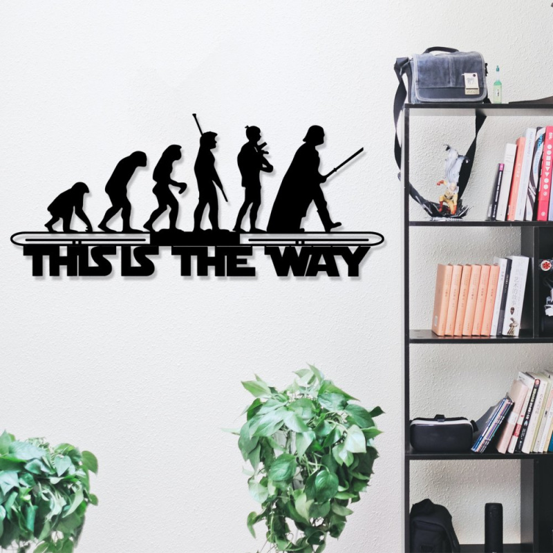 Dekorativní kovový doplněk na zeď Evrim