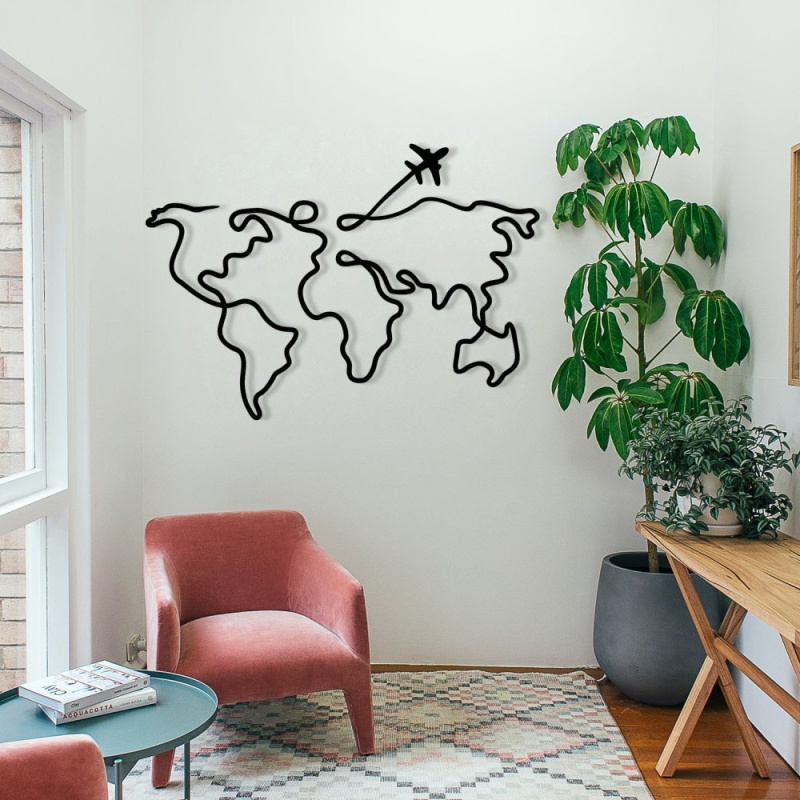 Dekorativní kovový doplněk na zeď Mozzafiato