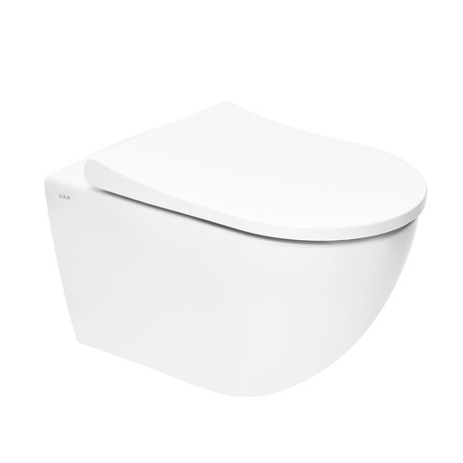 VitrA S60 wc závěsné bílé včetně sedátka, zadní odpad 7510-003-6319