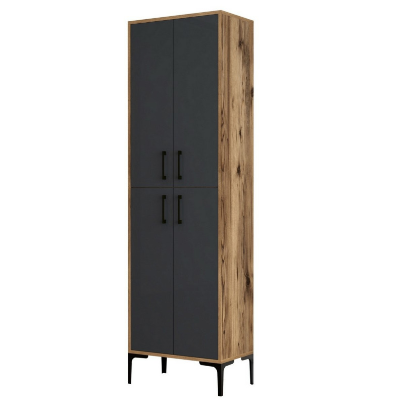 Botník Berlin A - Walnut, Anthracite