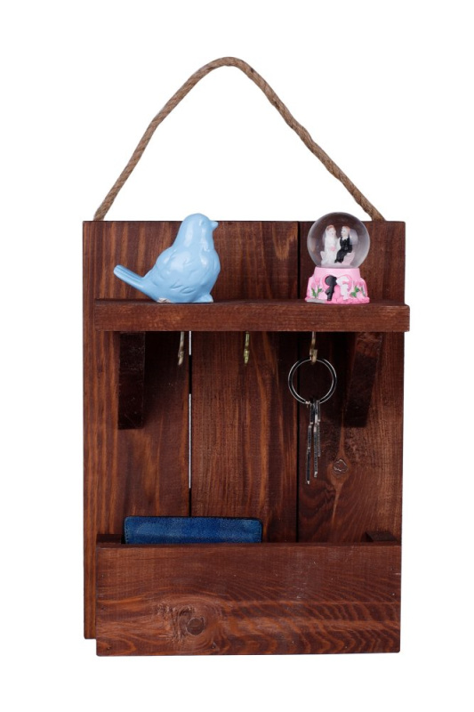 Dřevěný držák na klíče 214-Ka