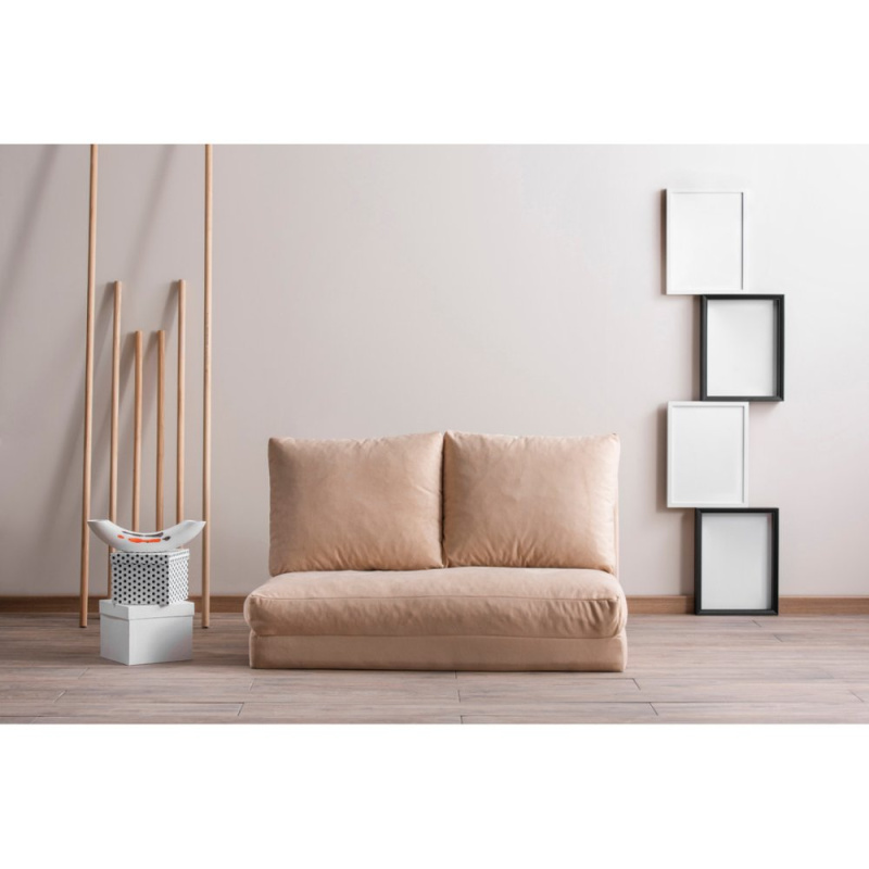 Dvoumístná rozkládací pohovka Taida - Cream
