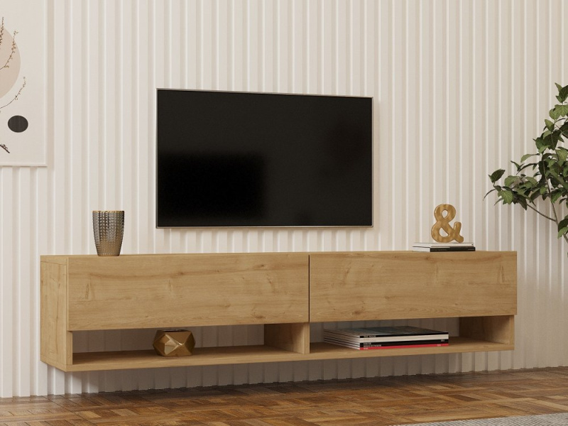 TV stěna / Sestava pod TV Arges - Sapphire Oak