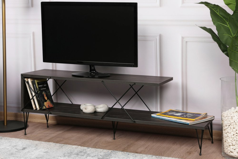 TV stolek Street - Dark Brown