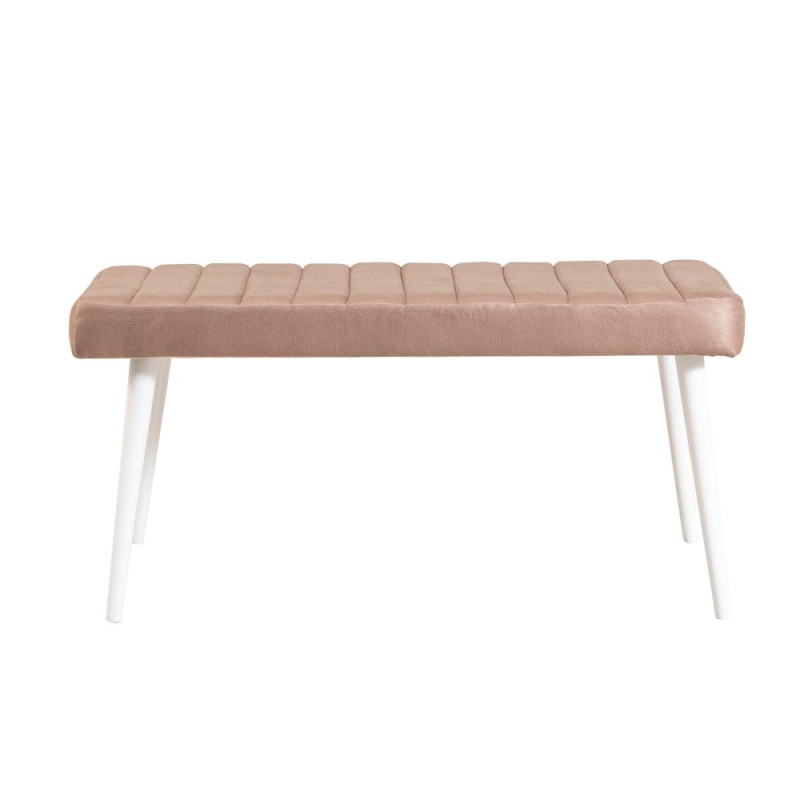 Lavice Stormi Bench - White, Stone
