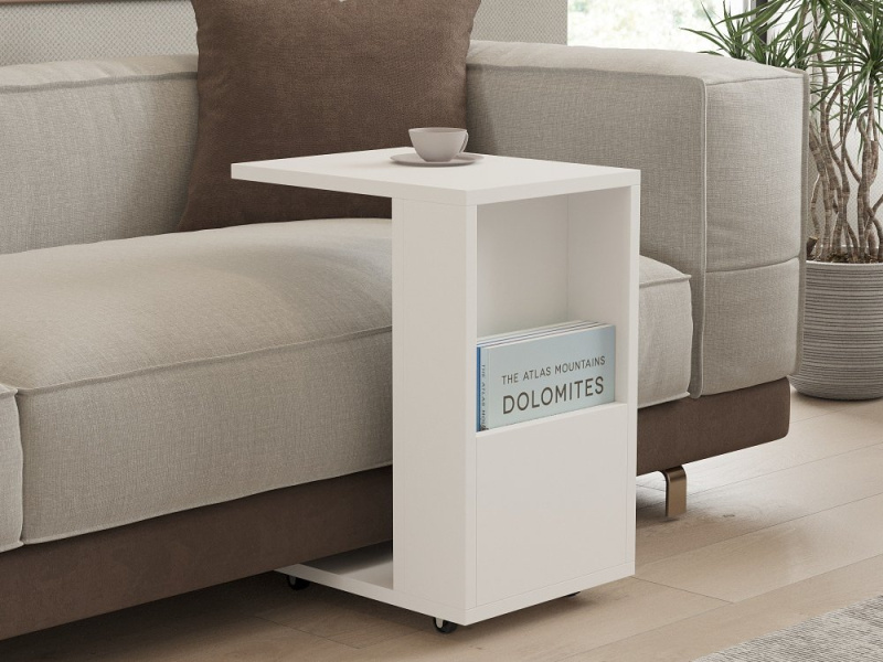 Odkládací stolek / Příruční stolek Star - White