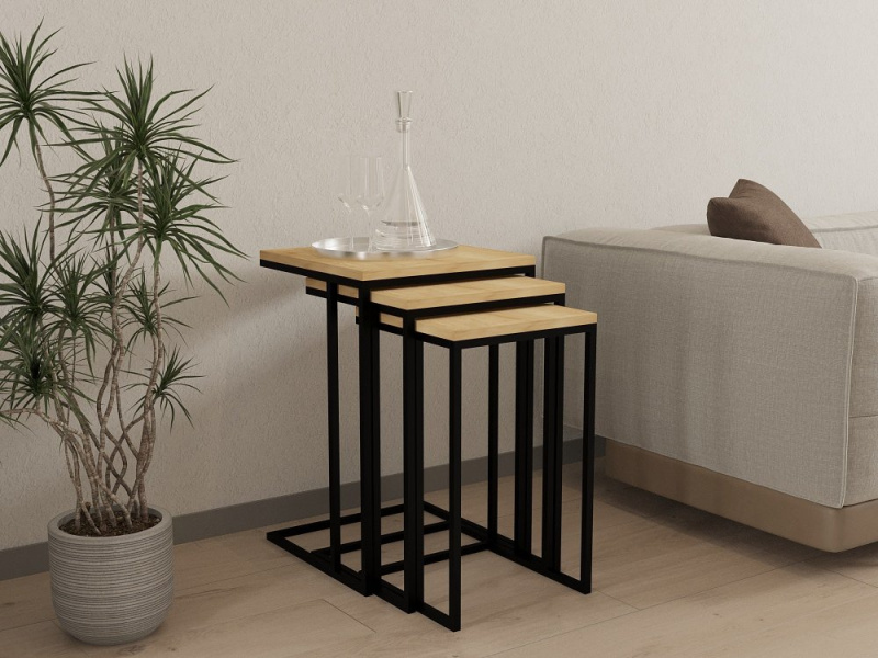 Sada odkládacích stolků (3 kusy) Roma