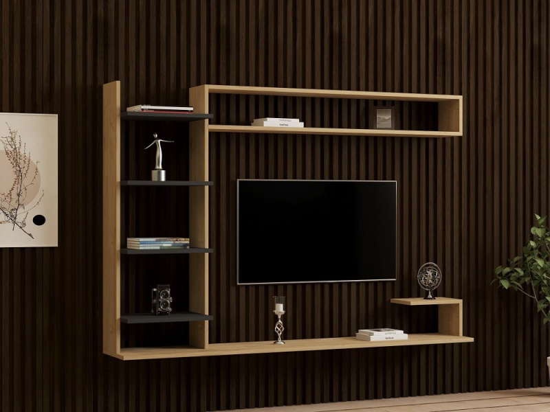TV stěna / Sestava pod TV Noble - Sapphire, Anthracite