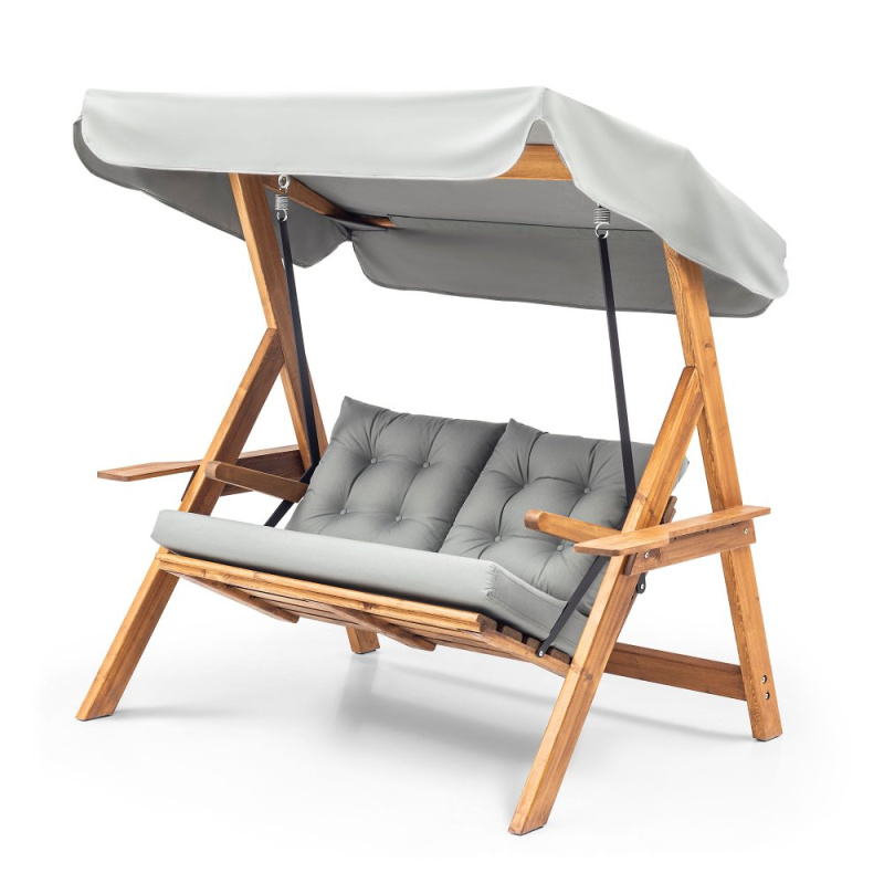 Garden Double Swing Chair Galata Swing S2 - Grey