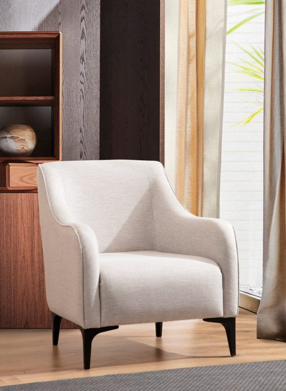 Křeslo ušák Belissimo - Off White