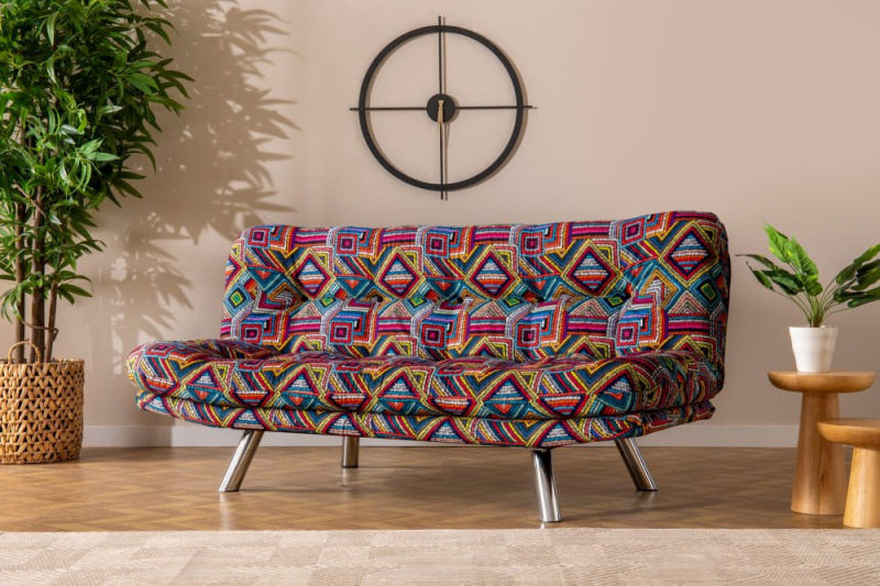 Trojmístná rozkládací pohovka Misa Small Sofabed - Patchwork