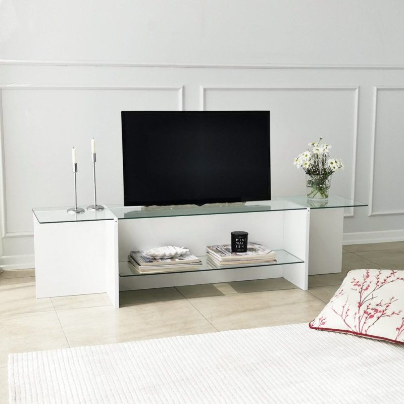 TV stolek Escape TV - White