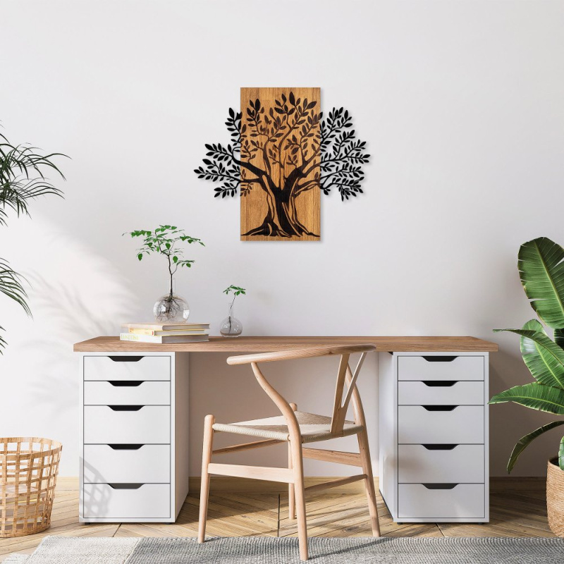 Dekorativní dřevěný doplněk na zeď Monumental Tree 2