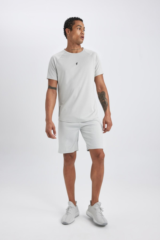 DEFACTO Fit Slim Fit Slim Cut Sportsman Standard Leg Shorts