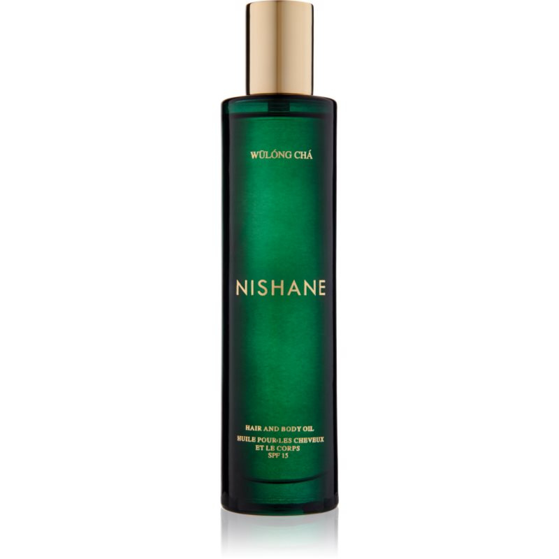 Nishane Wulong Cha parfémovaný olej na vlasy a tělo SPF 15 100 ml