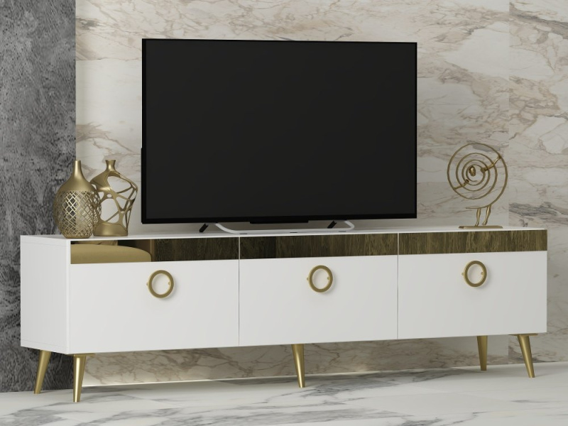 TV stolek Safar - White