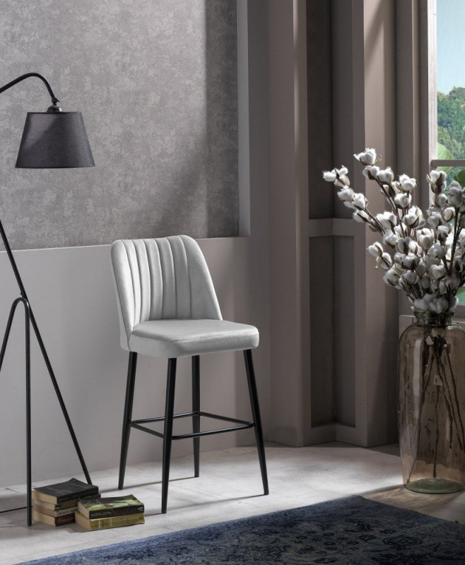 Bar Stool Set (4 Pieces) Vento - Cream