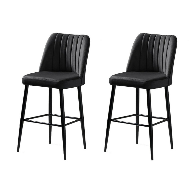 Bar Stool Set (2 Pieces) Vento - Anthracite