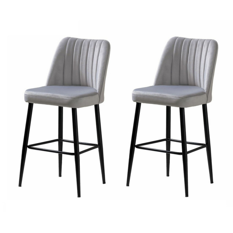 Bar Stool Set (2 Pieces) Vento - Cream