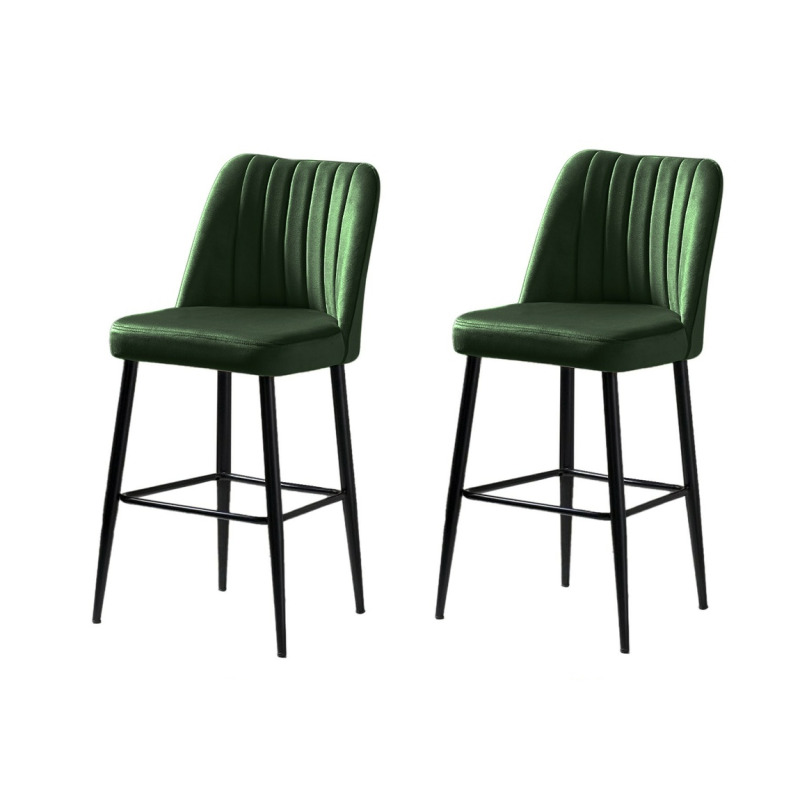 Bar Stool Set (2 Pieces) Vento - Green