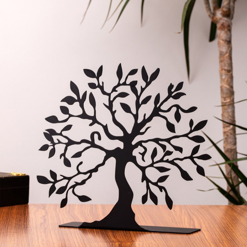 Dekorativní předmět Wood - Black