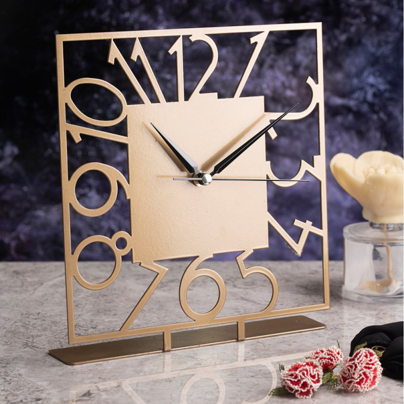 Dekorativní hodiny Piazza - Gold