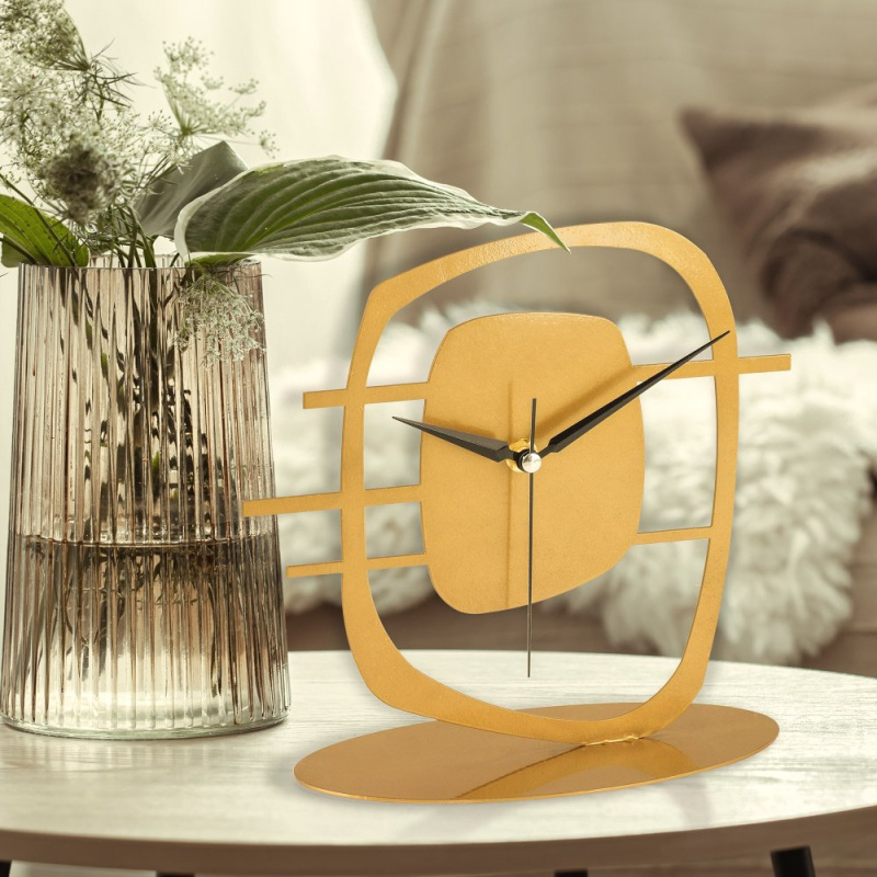 Dekorativní hodiny Macerie - Gold