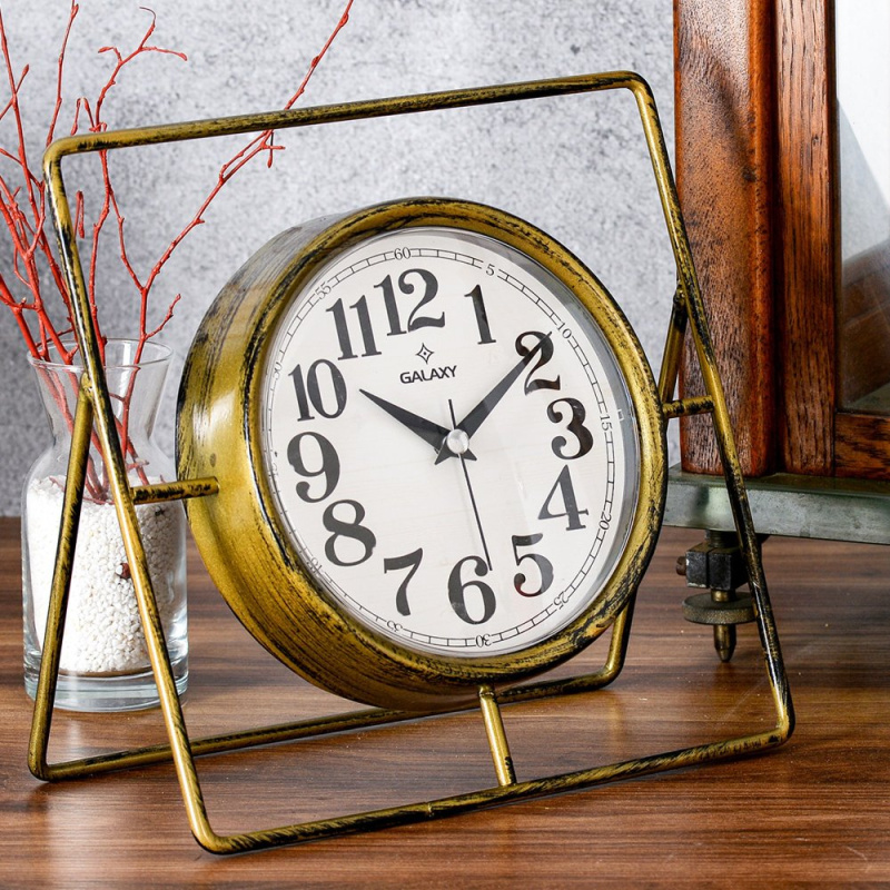 Dekorativní hodiny Metallo - Gold