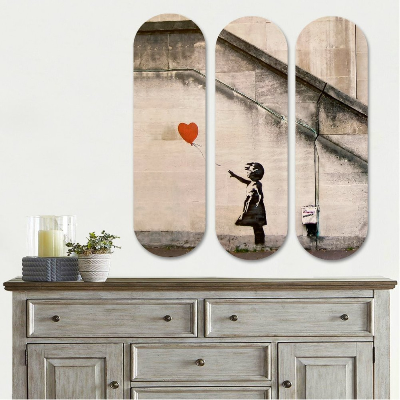 Dekorativní obraz z MDF (3 kusy) 3KY3784