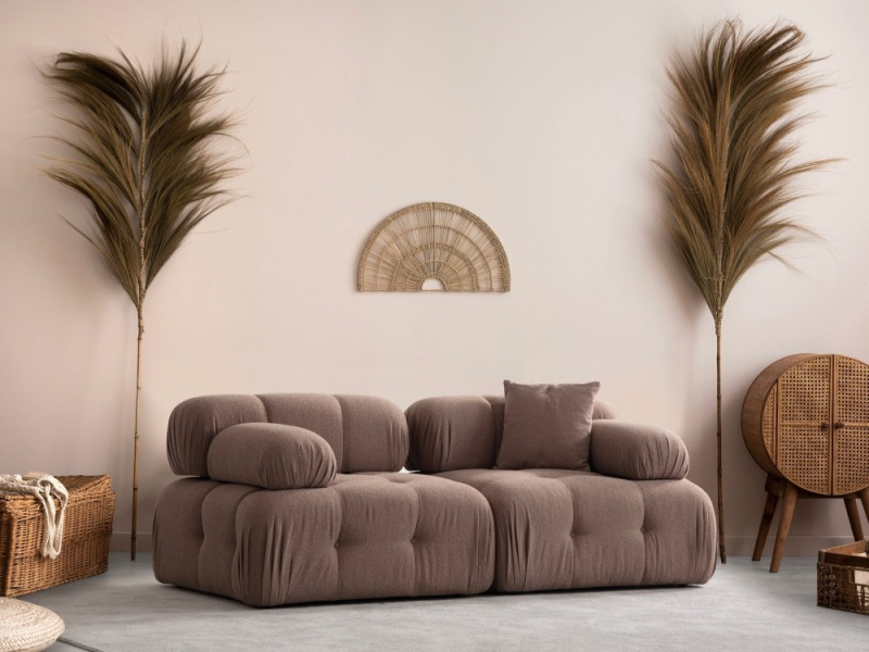 Dvoumístná pohovka Doblo 2 Seater ( L1-1R) - Cappuccino