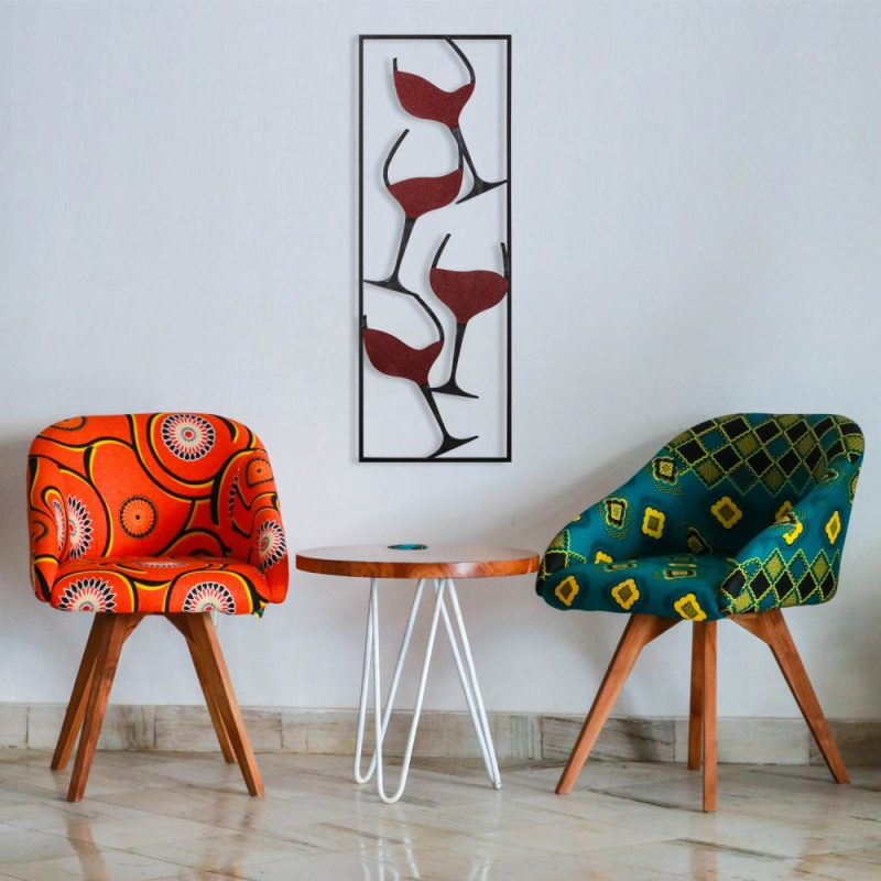 Dekorativní kovový doplněk Wine - 1