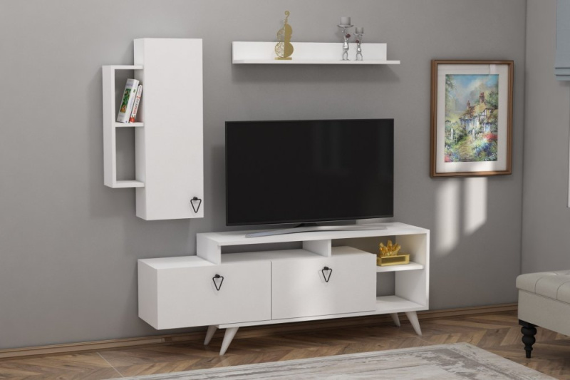 TV stěna / Sestava pod TV Clara - White