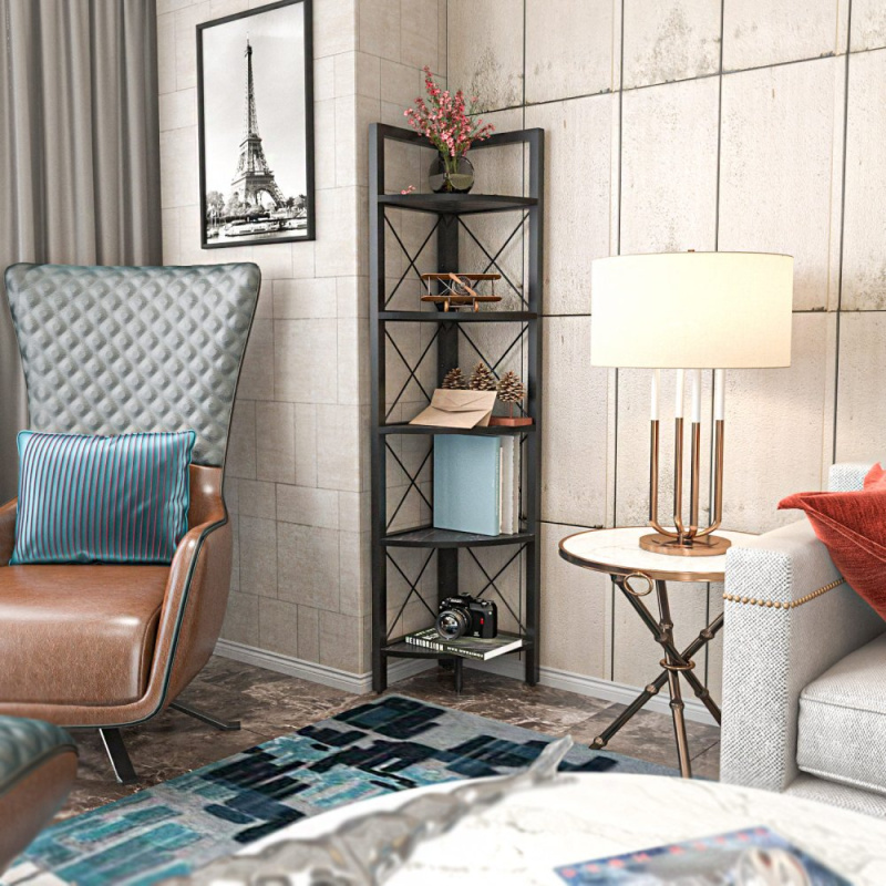 Knihovna Remo - Black