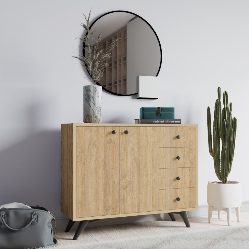 Víceúčelová skříňka Waga - Oak