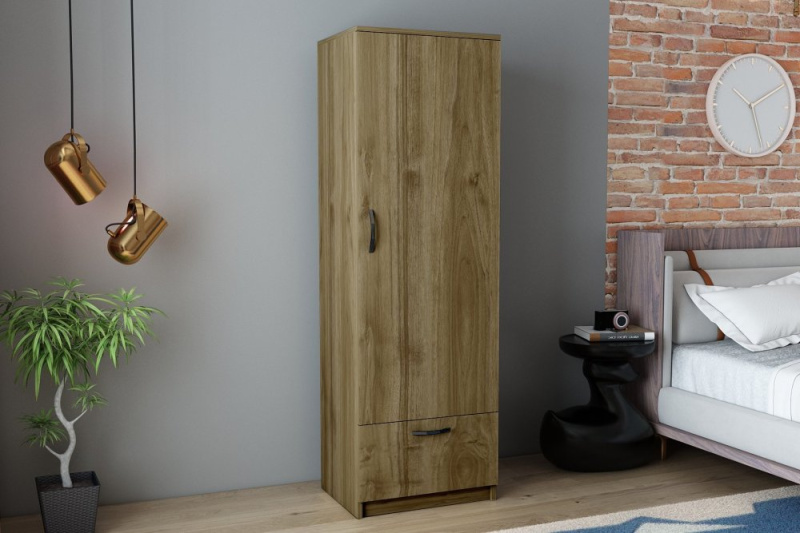 Šatní skříň Santa - Walnut