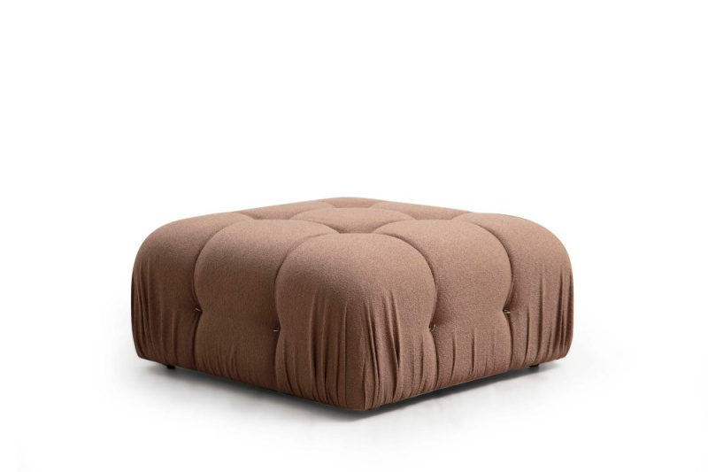 Taburet Bubble Pouffe - Brown Bouclette