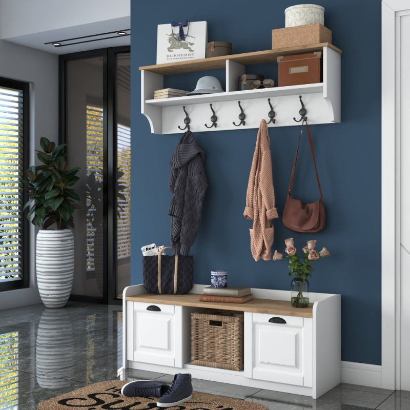 Předsíňová stěna P2 - 1636 - Walnut