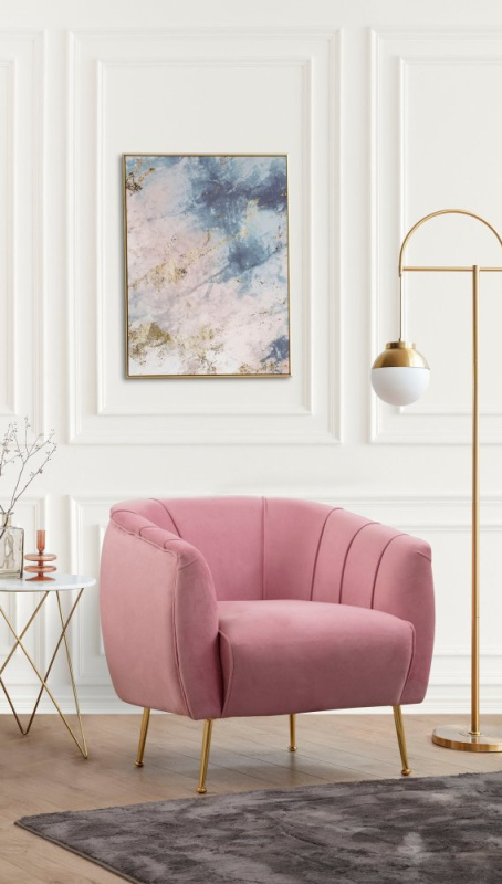 Křeslo ušák Istiridye - Rose