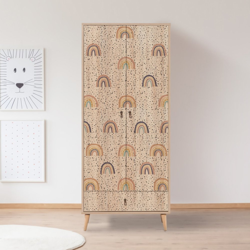 Šatní skříň City Gardrop Rainbow