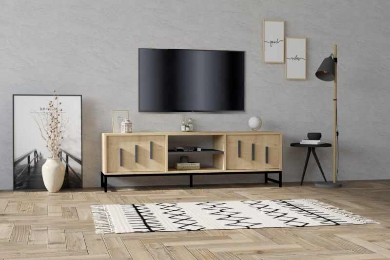 TV stolek Shape - Sapphire Oak