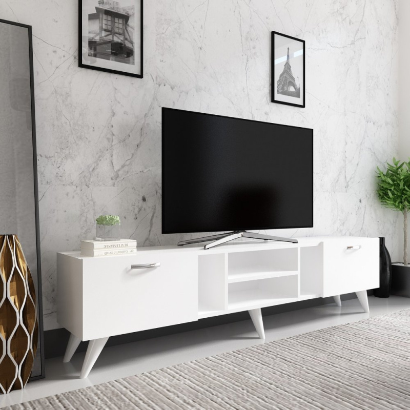 TV stolek Rudy - White